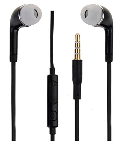 Samsung Original Wired in Ear Earphones with Mic-Black (EHS64)