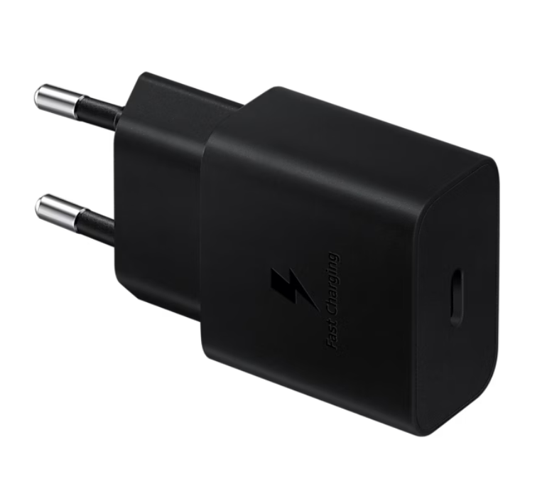 Samsung 15W Power Adapter With USB-C Port (without Cable)-Black