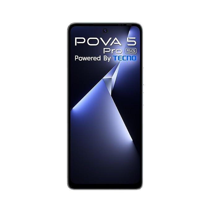 Tecno Pova 5 Pro 5G  8GB RAM,128GB Storage Colour silver fantasy | Segment 1st 68W Ultra Fast Charging |