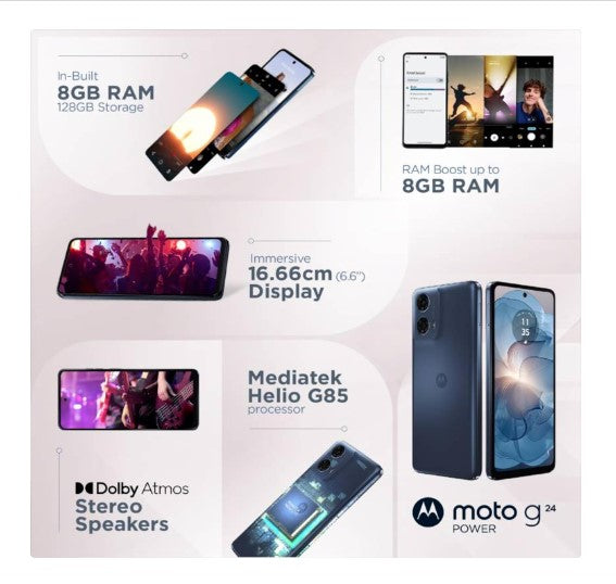 Motorola Power G24 4G ( 4GB + 128GB)