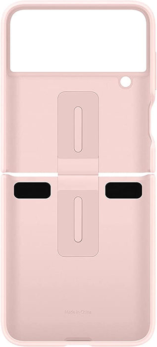 SAMSUNG Galaxy Z Flip 4 Silicone Cover with Ring-Pink