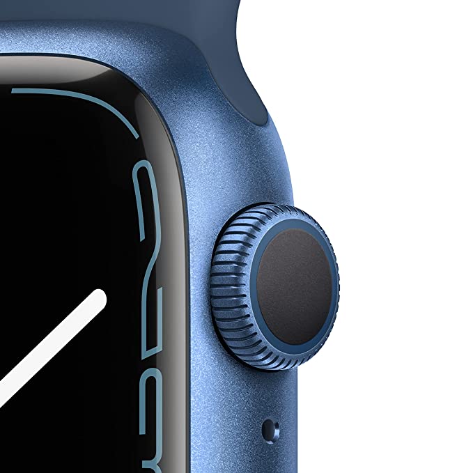 Apple Watch Series 7 Blue Aluminium Case Abyss Sport Band (GPS, 41mm)