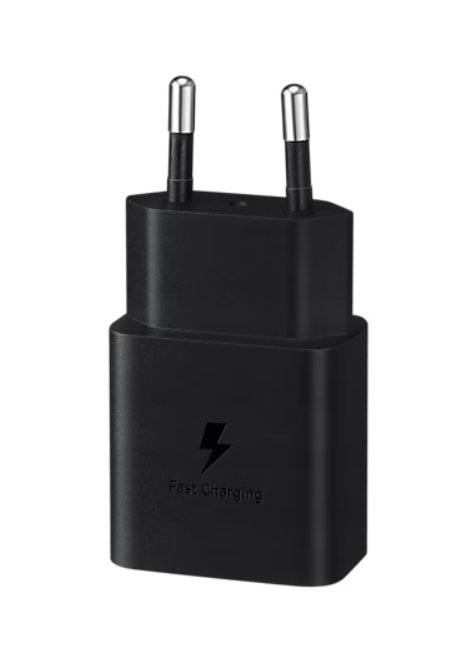 Samsung 15W Power Adapter With USB-C Port (without Cable)-Black