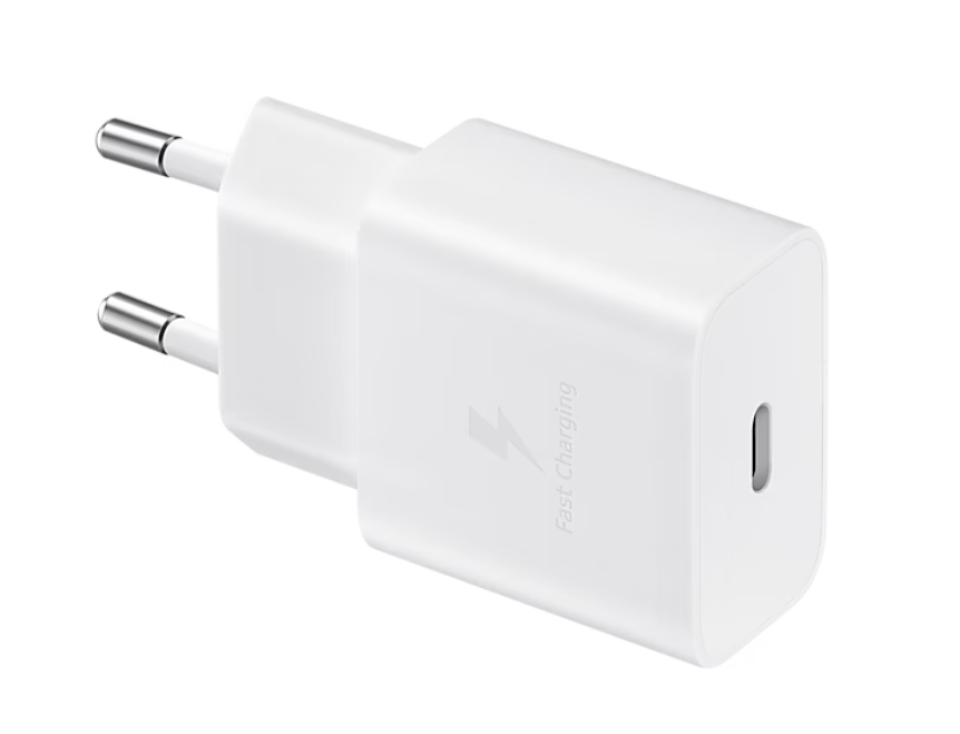 Samsung 15W Power Adapter With USB-C Port (without Cable)-White