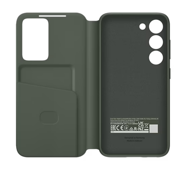 Samsung Galaxy S23 Smart View Wallet Case-Green