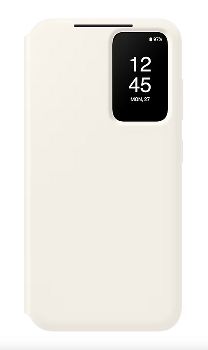Samsung Galaxy S23 Smart View Wallet Case-Cream